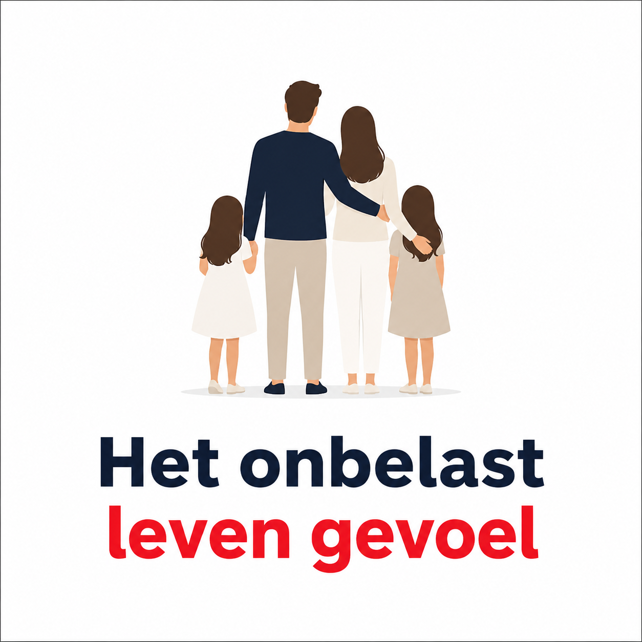 Het onbelast leven gevoel